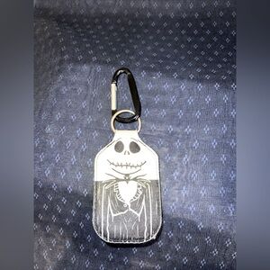 Nightmare Before Christmas Keychain With Hand Sanitizer Bottle Holder Disney